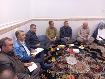 بررسی مشکلات آب شرب و شبکه فاضلاب کوی علوی در نشست جوانان با مدیرعامل آبفای اهواز